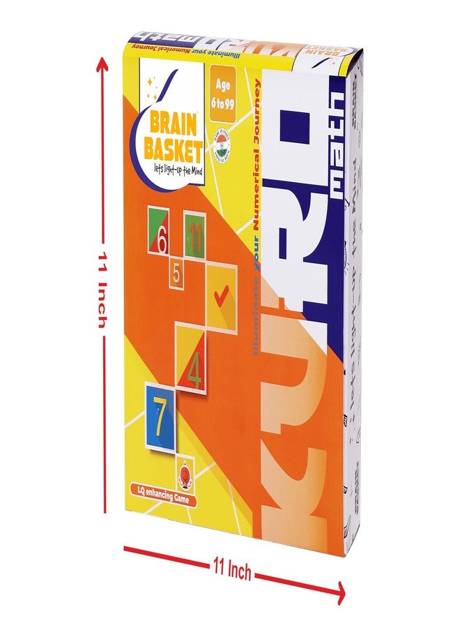 BRAIN BASKET Kuro Math Board Game for Kids & Adults Age 6+ | Educational Math Puzzle & Logic Game | Brain Teaser Board Game for Number Skills, Problem Solving & Family Play - Image 3